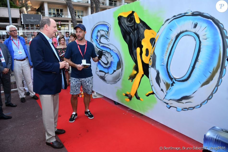 Prince Albert attended the 2nd ‘Urban Painting Around The World’