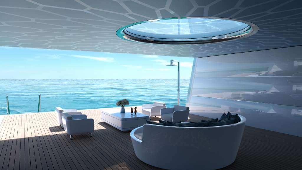 100-metre superyacht concept by Isaac Burrough Design