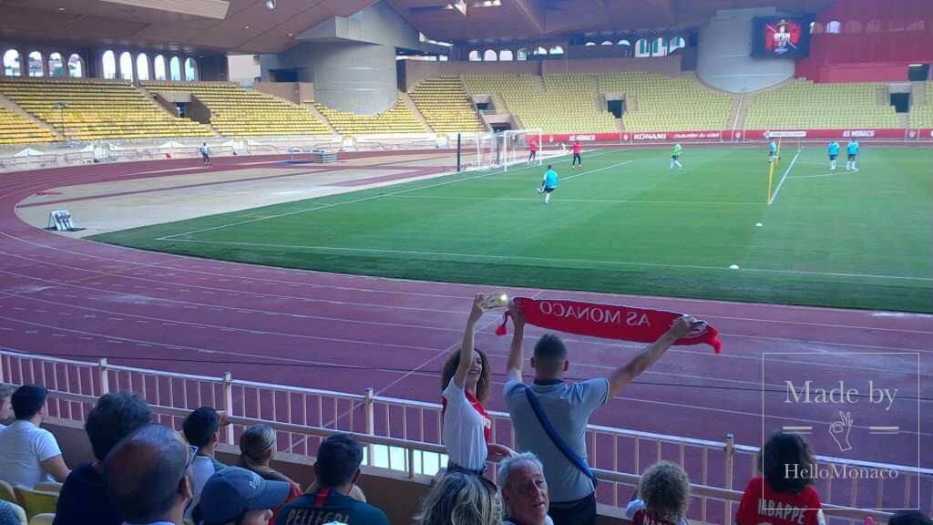 AS Monaco Football Club in all its catching glory at the 1st Open Training