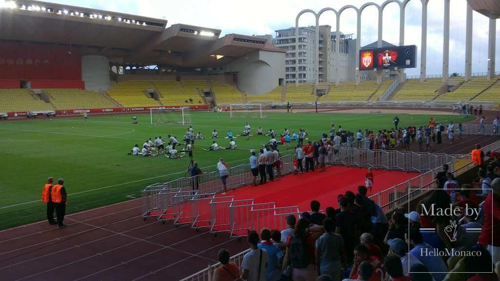 AS Monaco Football Club in all its catching glory at the 1st Open Training