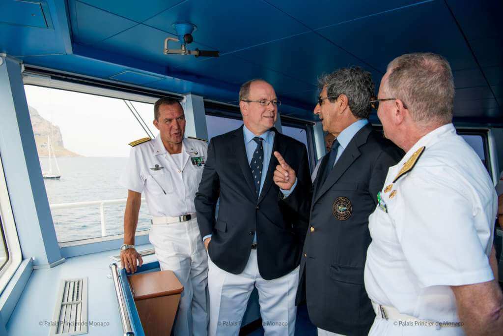 Prince Albert attends Palermo / Monte Carlo Regatta