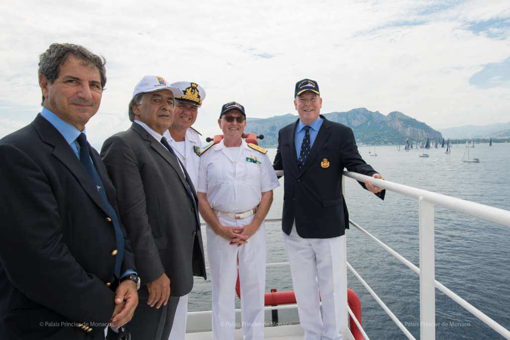 Prince Albert attends Palermo / Monte Carlo Regatta