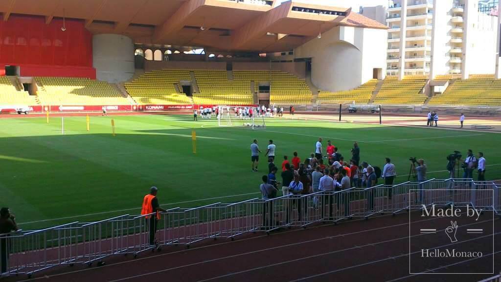 AS Monaco Football Club in all its catching glory at the 1st Open Training