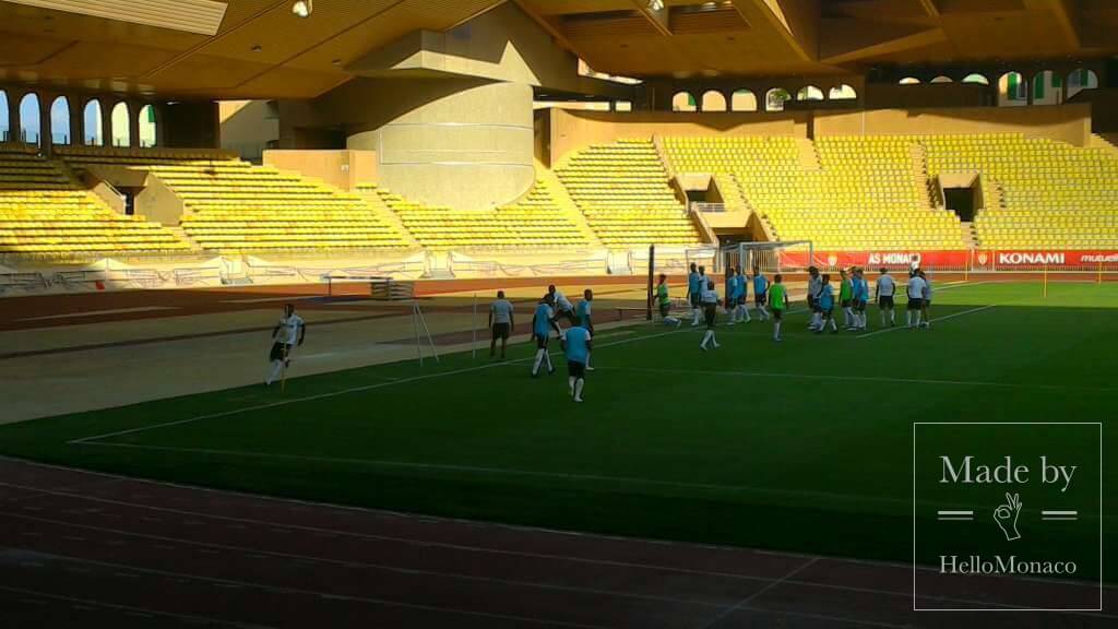 AS Monaco Football Club in all its catching glory at the 1st Open Training