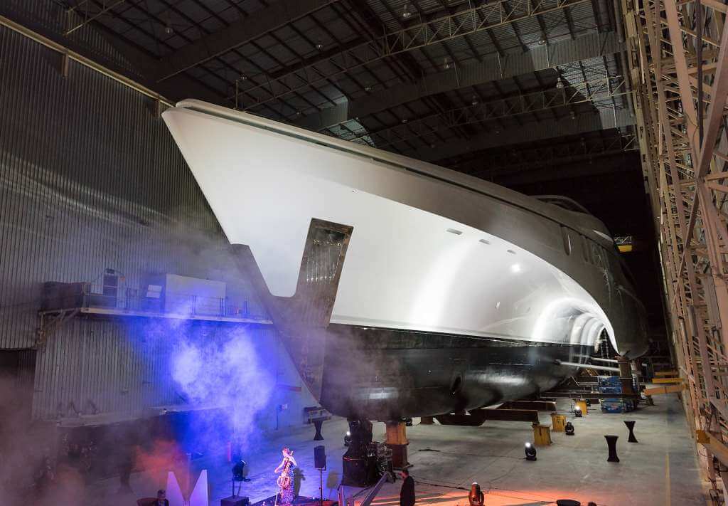 84-metre trimaran White Rabbit