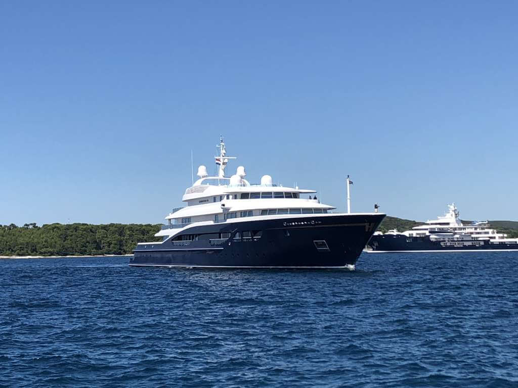 97-metre superyacht Carinthia VII in Rovinj, Croatia