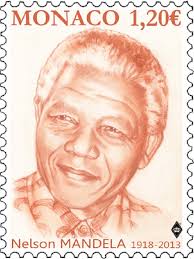 Nelson Mandela Stamp Monaco