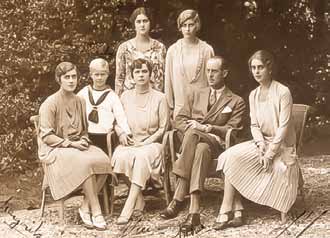 Prince Philip of England’s family poses for a photograph