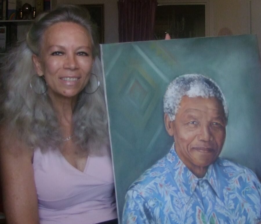 Stéfanie van Zyl Nelson Mandela portrait