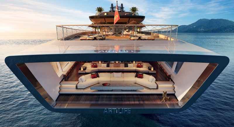 115-metre superyacht concept Art of Life by Sinot