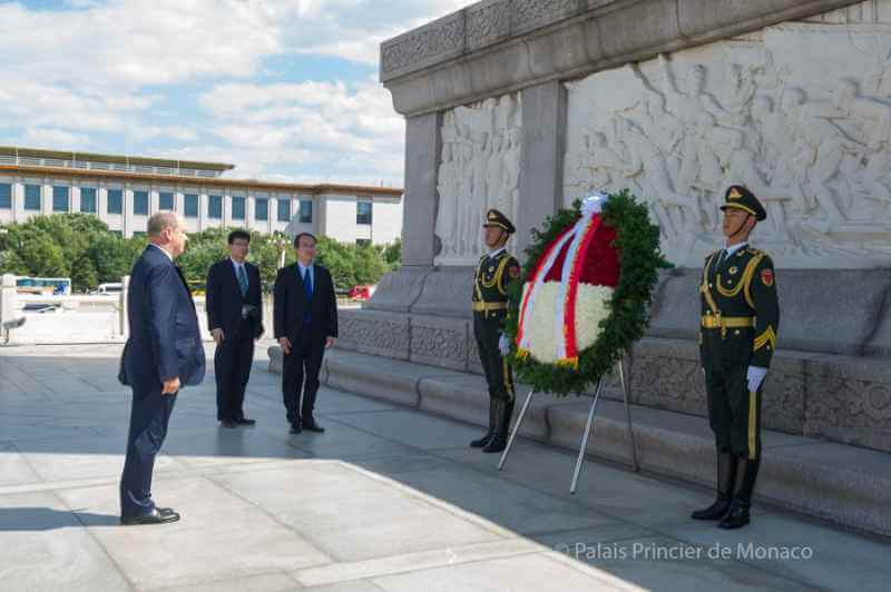 Prince Albert visits China