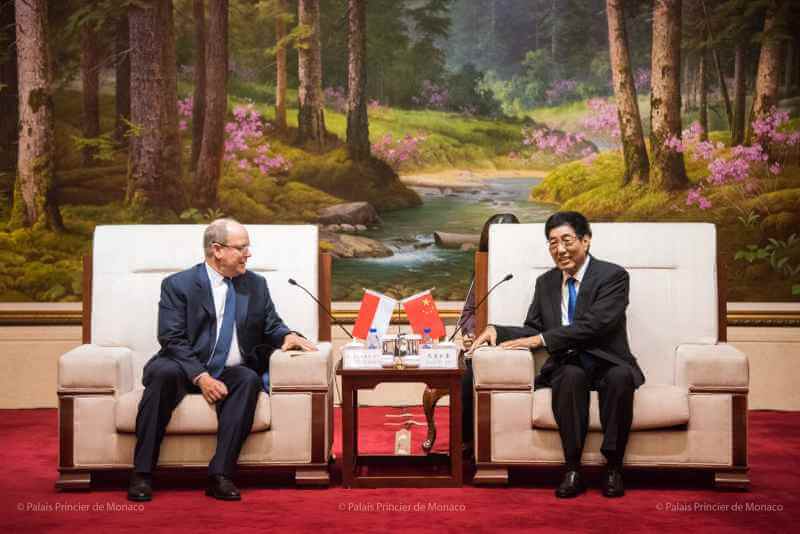 Prince Albert visits China