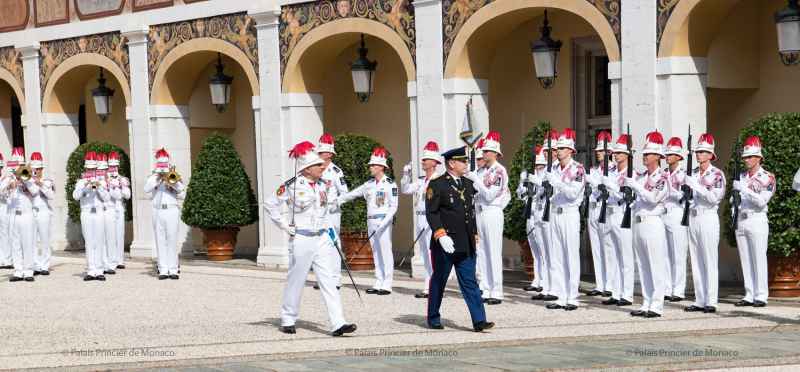 Princely Family of Monaco attended a handover ceremony