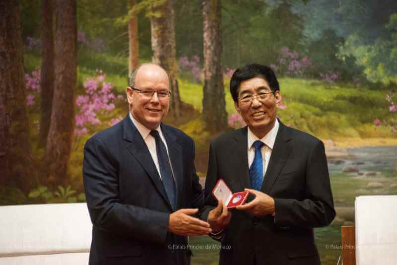 Prince Albert visits China