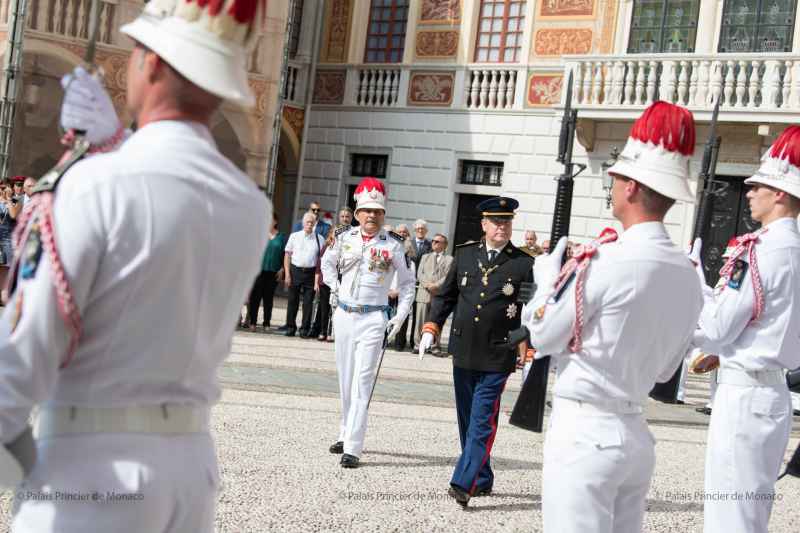 Princely Family of Monaco attended a handover ceremony