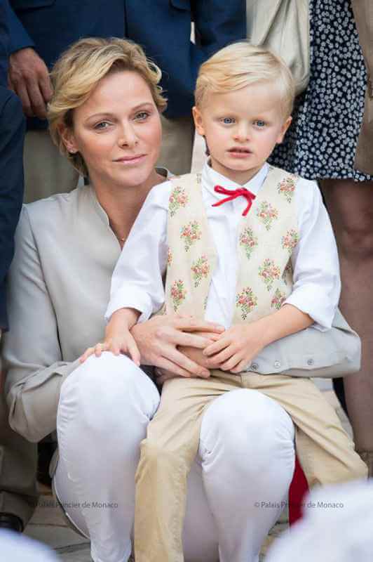 Princess Charlene and Crown Prince Jacques