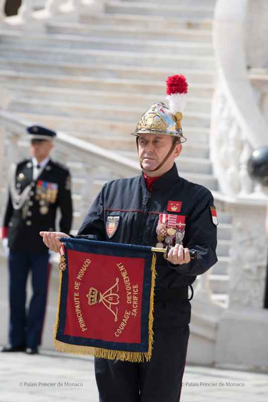 Princely Family of Monaco attended a handover ceremony