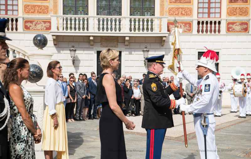 Princely Family of Monaco attended a handover ceremony