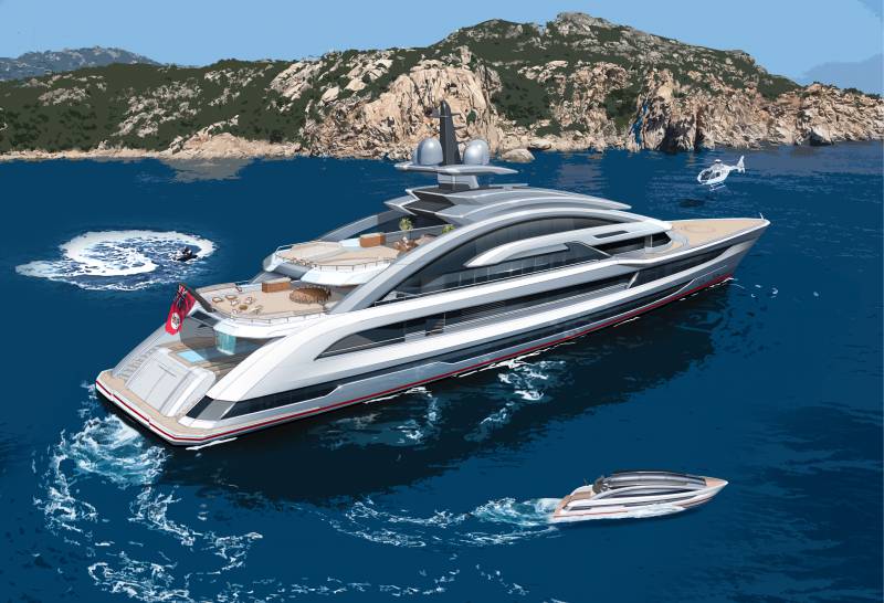 80-metre superyacht Project Cosmos by Heesen