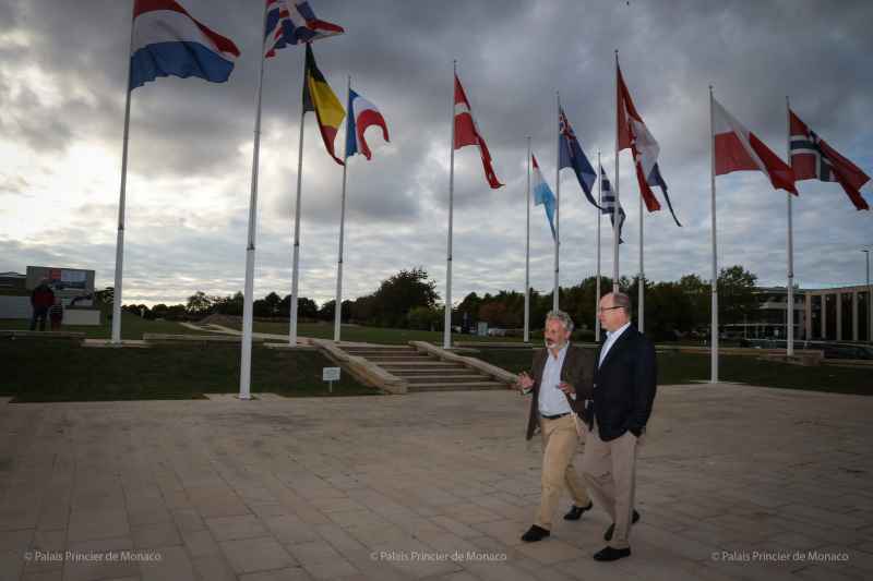 Prince Albert commemorates Battles of Normandy