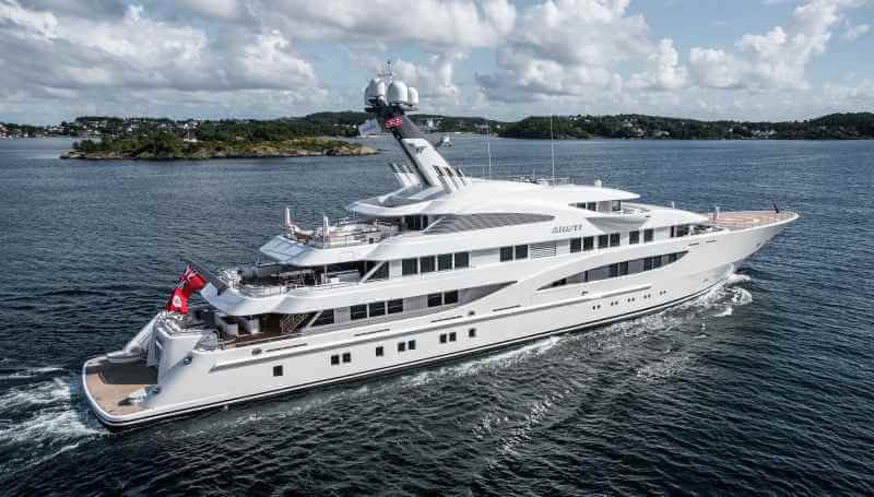 Areti, the 85.3-meter Lurssen superyacht