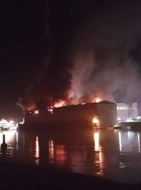 Fire breaks out at Lurssen damaging 100m+ new buil
