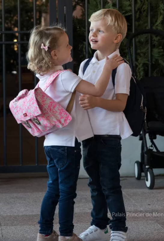 Prince Jacques and Princess Gabriella’s First day of School