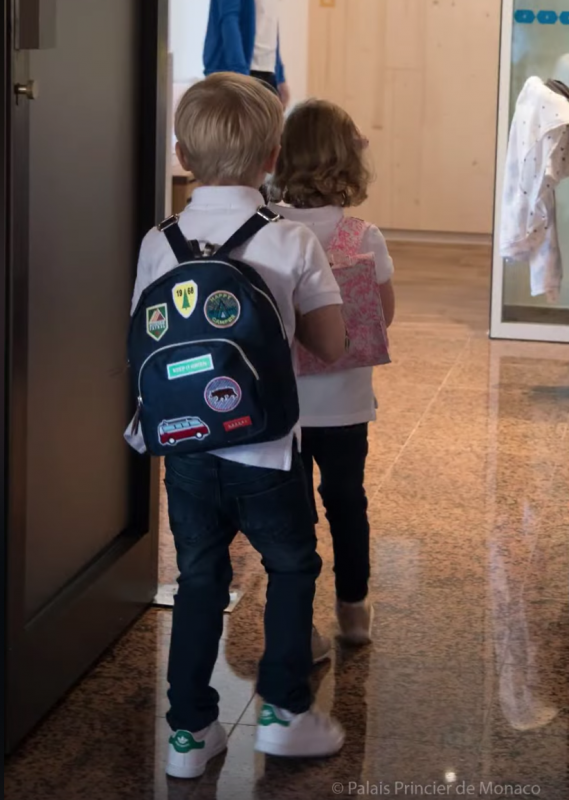 Prince Jacques and Princess Gabriella’s First day of School