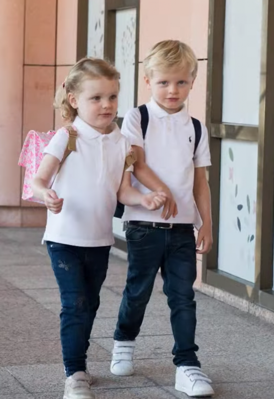 Prince Jacques and Princess Gabriella’s First day of School