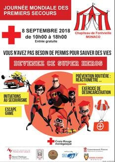 International First Aid Day at Chapiteau de Fontvieille