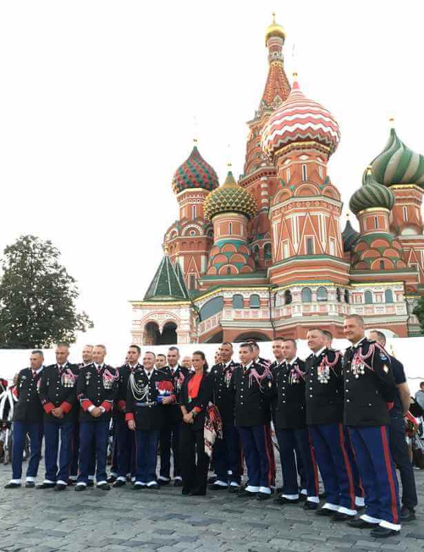 Princess Stephanie in Moscow