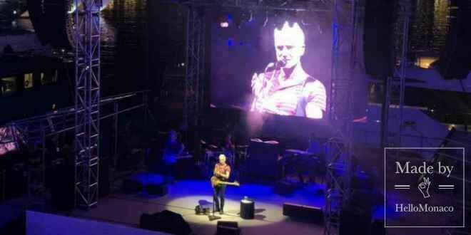 Sting performs for Monaco’s Yacht Club