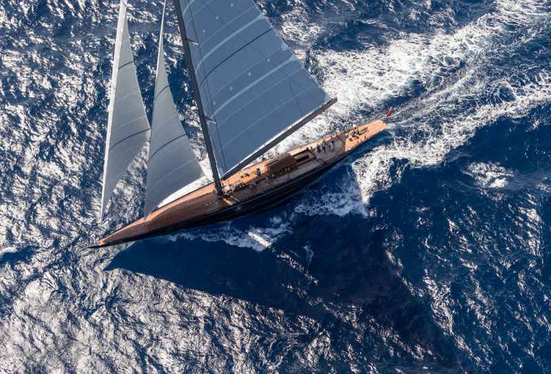 The best in her class : 40-metre sailing yacht Rainbow