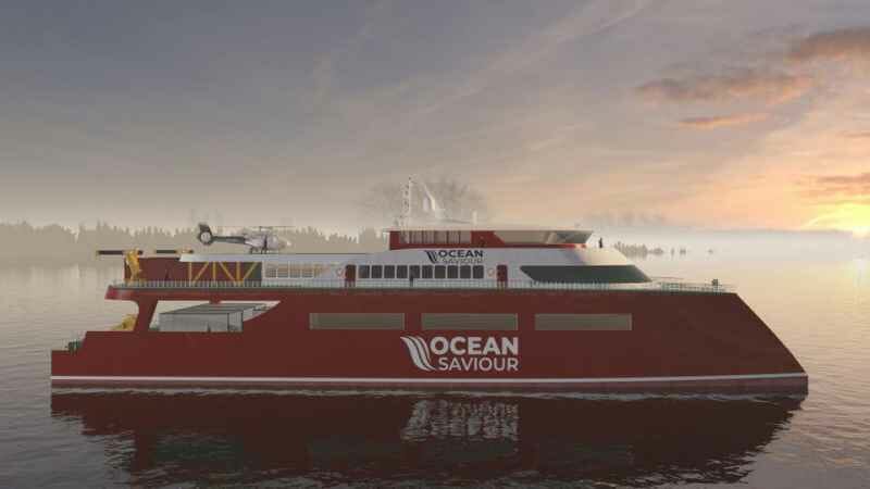 World-first self-powering 70-meter tri-deck vessel