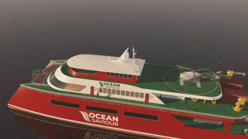 World-first self-powering 70-meter tri-deck vessel