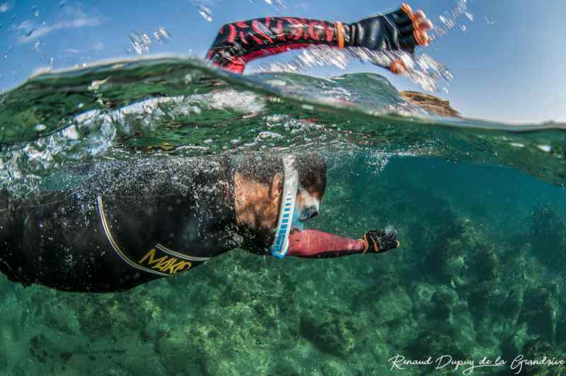 In A Marathon Swim To Monaco Remi Camus Champions Clean Seas