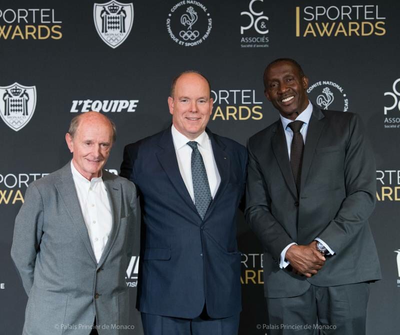 Prince Albert at the Sportel Awards Ceremony