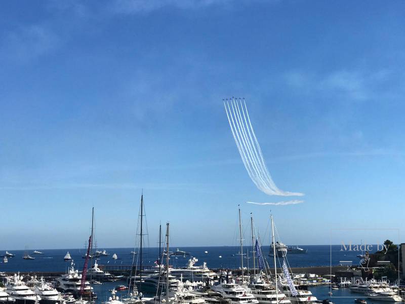 The Red Arrows Light Up The Skies Above Monaco