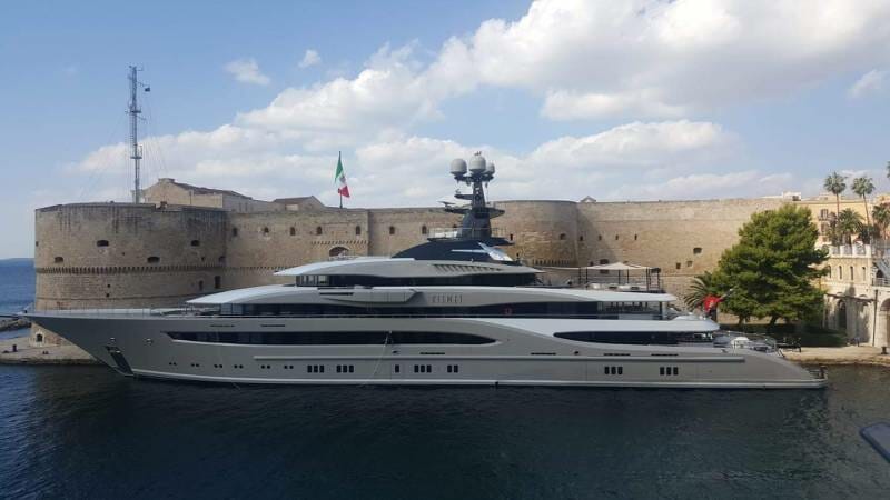 95-meter superyacht Kismet in $150 million movie