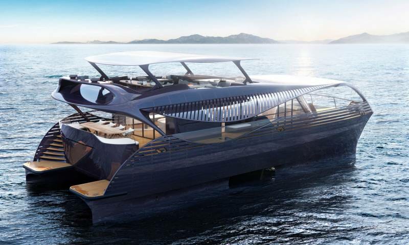 No fuel needed for this solar superyacht