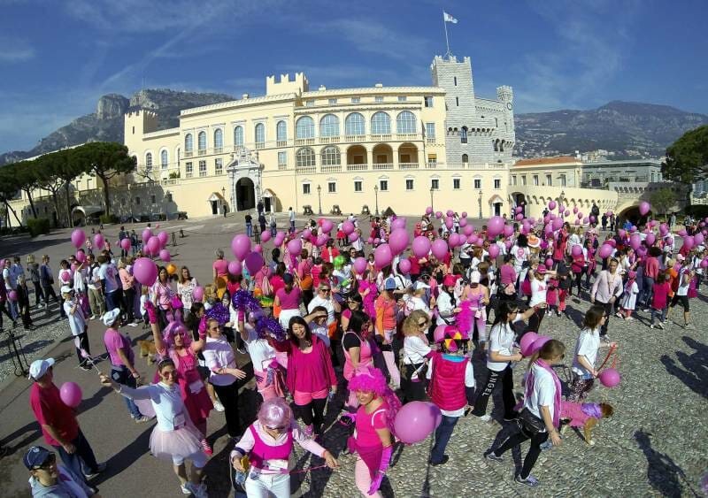 Pink Ribbon walk Monaco