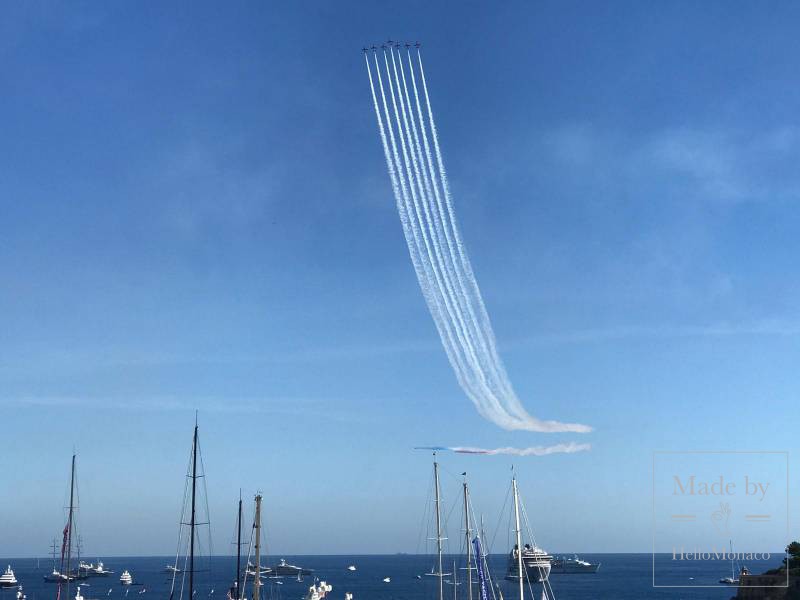 The Red Arrows Light Up The Skies Above Monaco