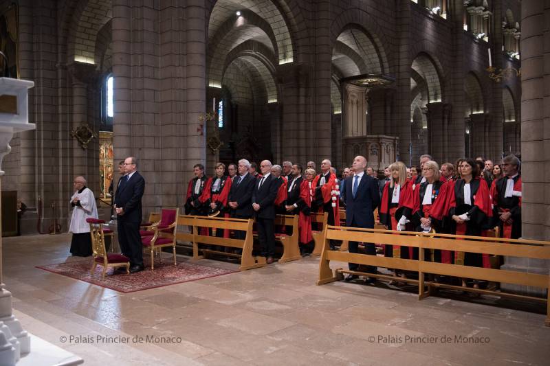 Prince Albert attends Courts and Tribunals re-opening