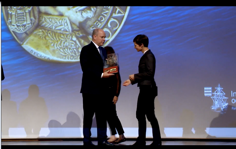 Albert-I Medals awarded to Ellen MacArthur and Professor Eric Karsenti