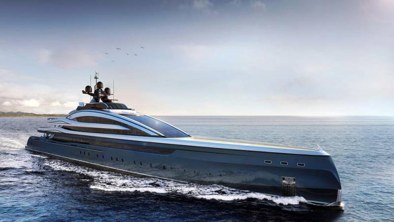 100-meter superyacht concept Crossbow