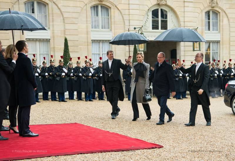 Princely Couple and President Macron gather for Remembrance Day