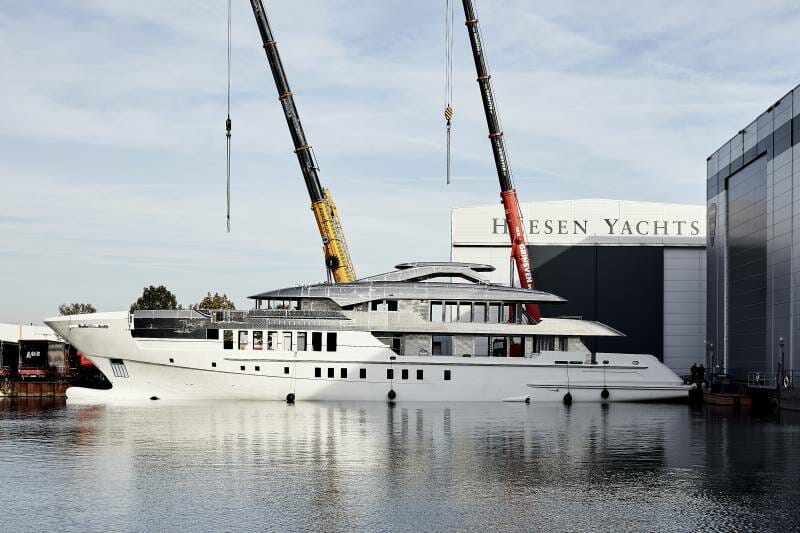 55-meter Project Castor by Heesen construction updates