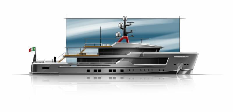 Alfarosso - the new explorer yacht by CRN and Francesco Paszkowski
