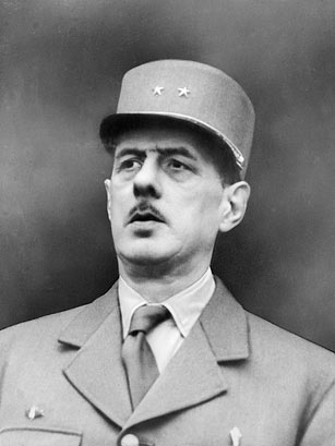 president Charles de Gaulle