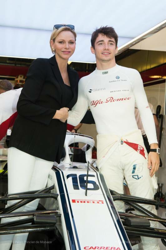 Princess Charlene attends Abu Dhabi Grand Prix